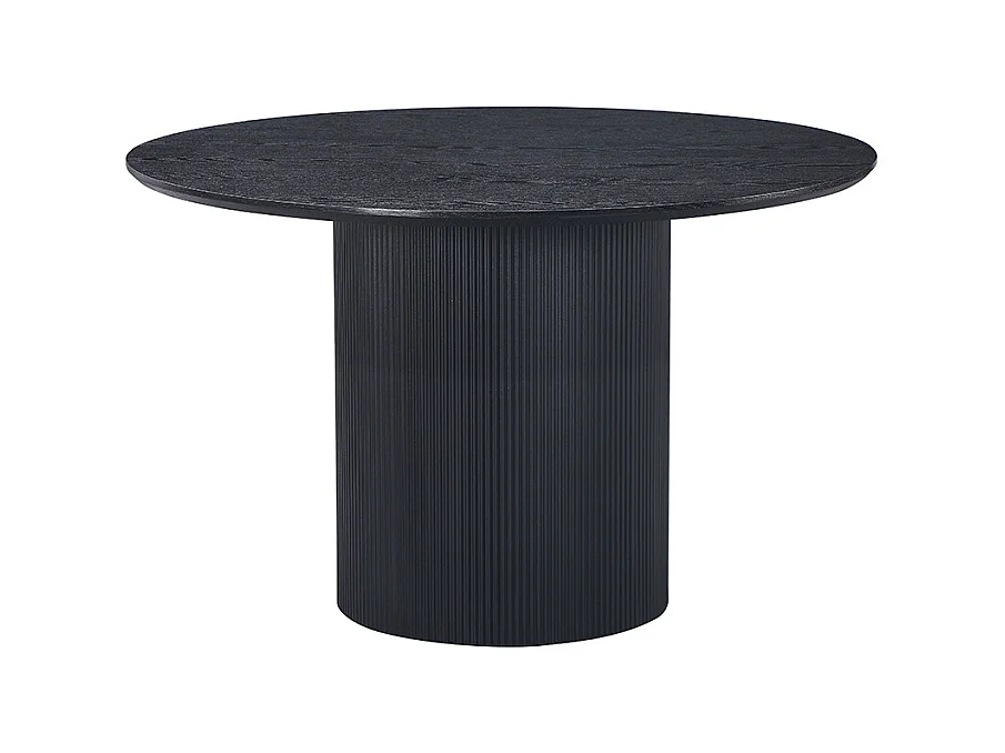 Home Deluxe | Table de salle à manger CAMILLO - Ronde, Dark Oak