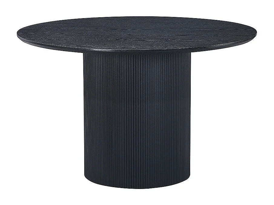 Home Deluxe | Table de salle à manger CAMILLO - Ronde, Dark Oak
