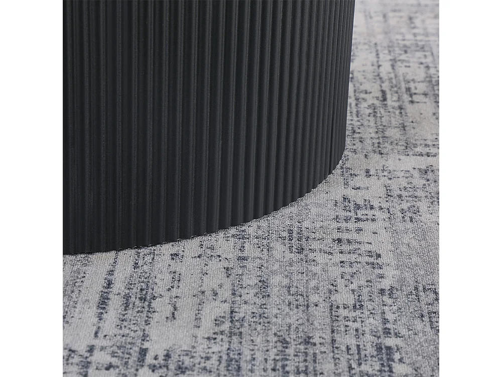 Home Deluxe | Table de salle à manger CAMILLO - Ronde, Dark Oak