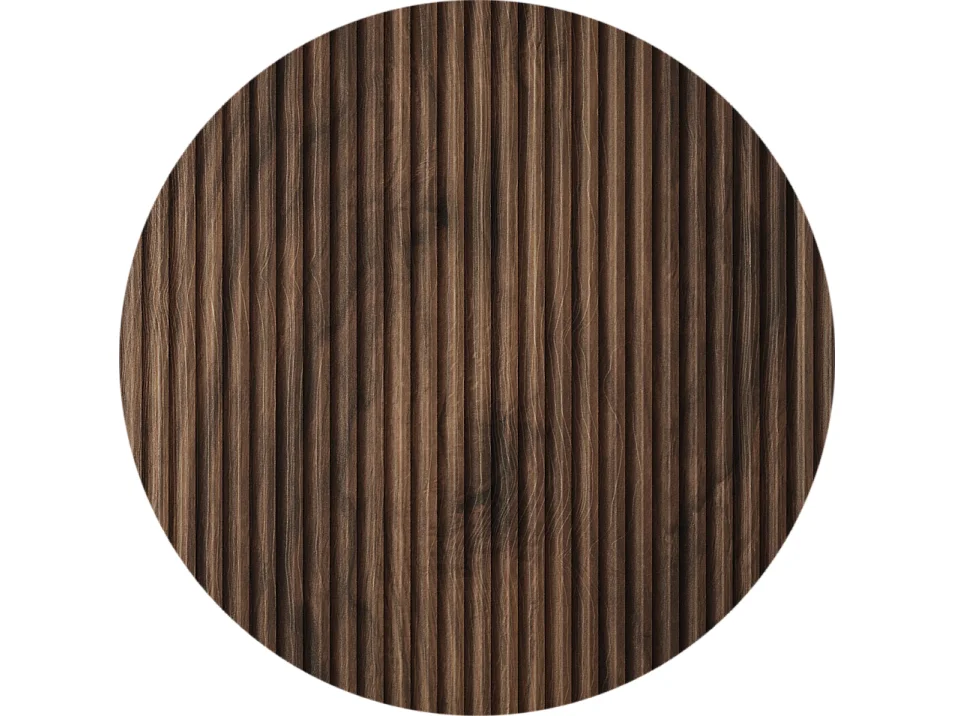 Mobile bagno con lavabo integrato L 90 x H 35,5x P 46 Noce Nordico Scuro Cassettiera Colonna c/Piedini e Specchio