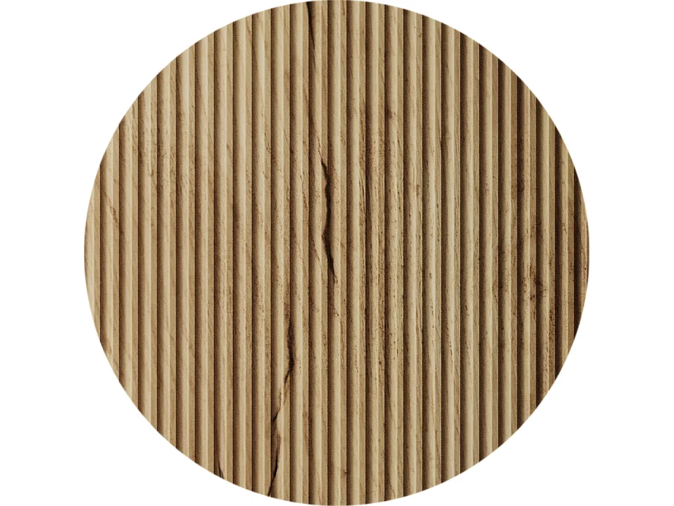 Mobile bagno con lavabo integrato L 90 x H 35,5 x P 46 Rovere Nordico Chiaro Cassettiera Colonna c/Piedini e Specchio