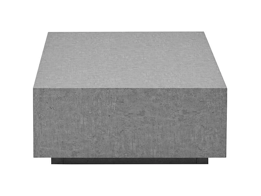Home Deluxe - Table basse en marbre AMIRI XXL | Couleur : Gris, Dimension : 120 x 35 x 80 cm