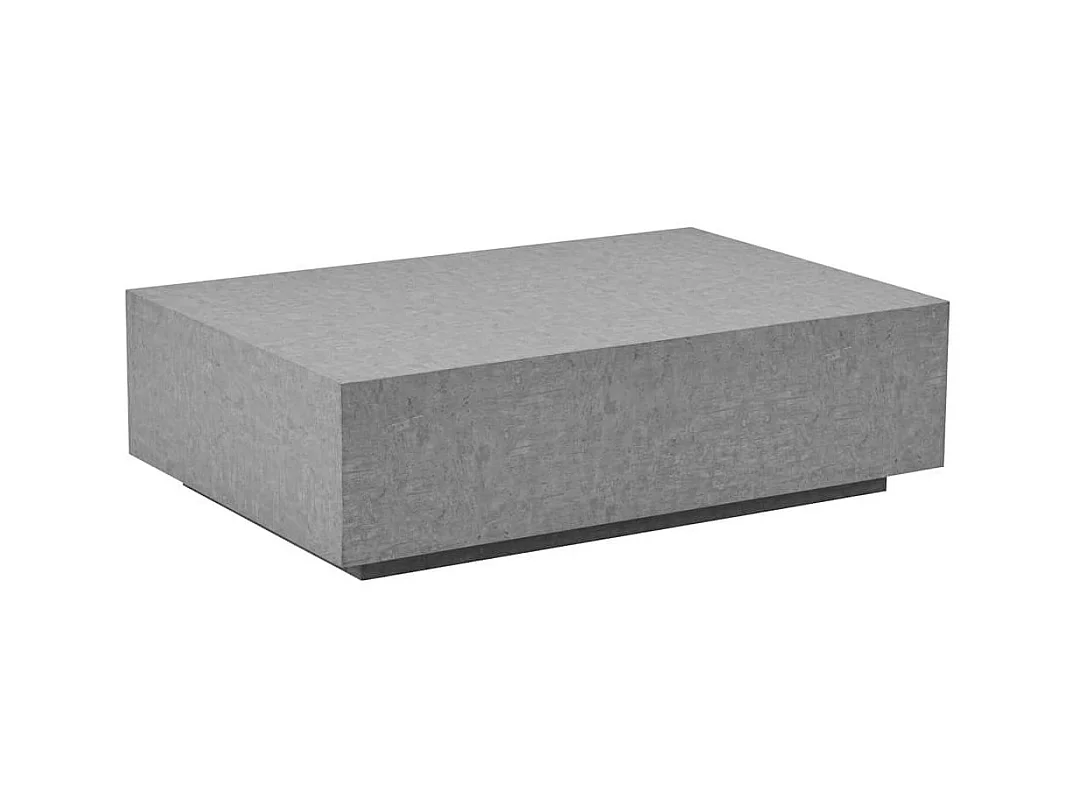 Home Deluxe - Table basse en marbre AMIRI XXL | Couleur : Gris, Dimension : 120 x 35 x 80 cm