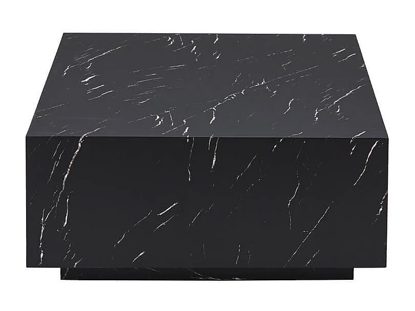 Home Deluxe - Table basse en marbre AMIRI XXL | Couleur : noir, Dimension : 120 x 35 x 80 cm