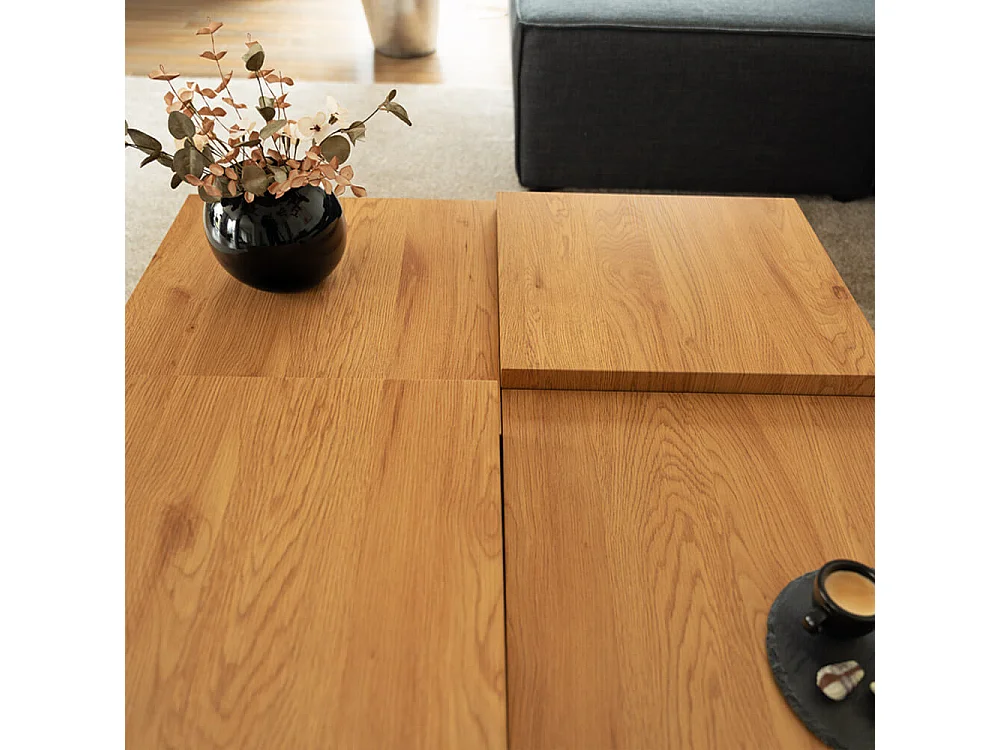 Home Deluxe Table basse marron clair