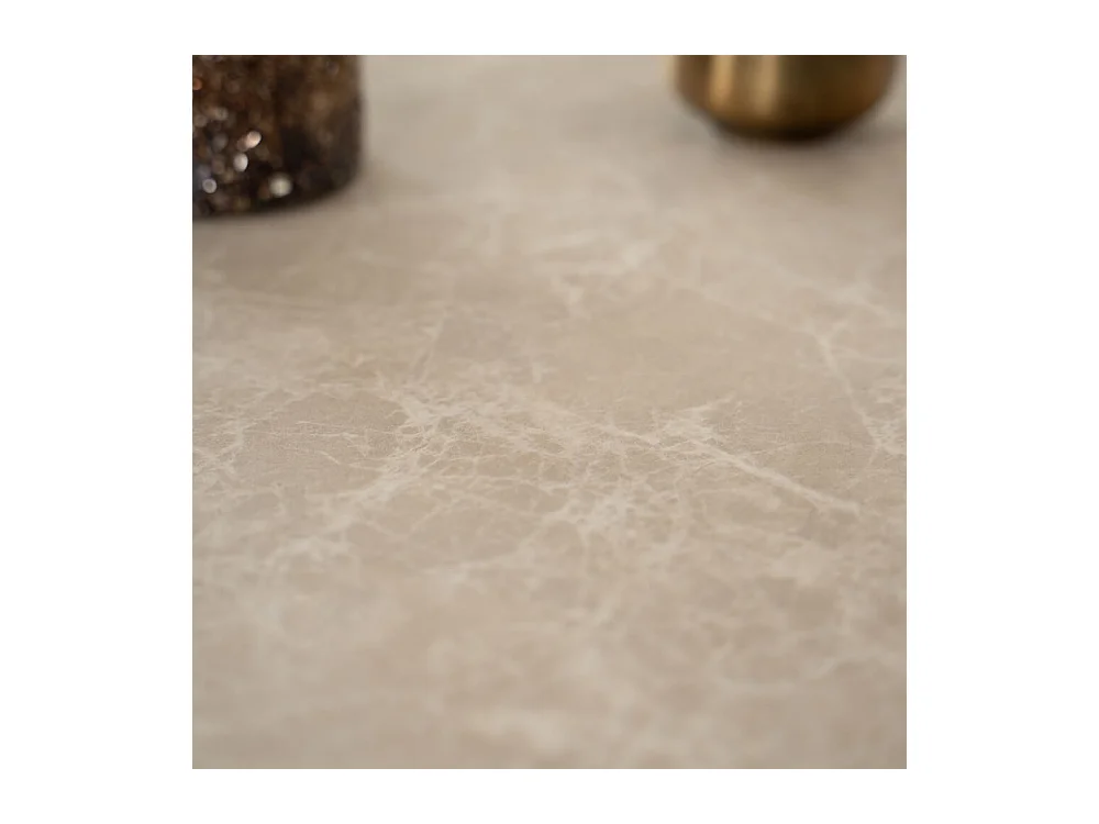 Home Deluxe - Table basse en marbre AMIRI M | Couleur : beige, Dimension : 50 x 50 x 50 cm