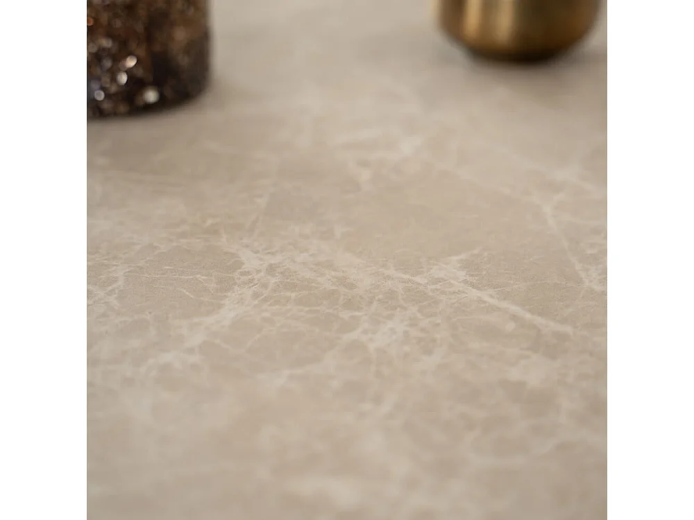 Home Deluxe - Table basse en marbre AMIRI M | Couleur : beige, Dimension : 50 x 50 x 50 cm