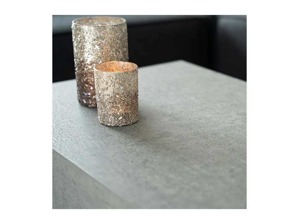 Home Deluxe - Table basse en marbre AMIRI L | Couleur : gris, Dimension : 95 x 40 x 50 cm