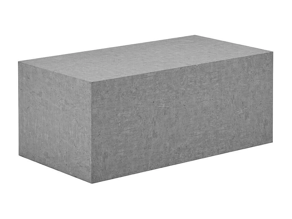 Home Deluxe - Table basse en marbre AMIRI L | Couleur : gris, Dimension : 95 x 40 x 50 cm