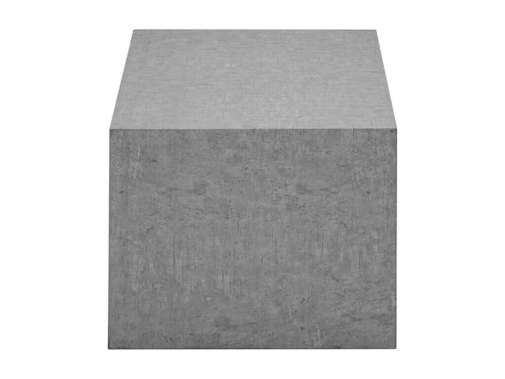 Home Deluxe - Table basse en marbre AMIRI L | Couleur : gris, Dimension : 95 x 40 x 50 cm