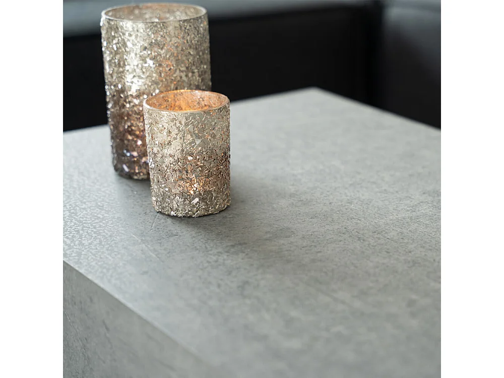 Home Deluxe - Table basse en marbre AMIRI L | Couleur : gris, Dimension : 95 x 40 x 50 cm