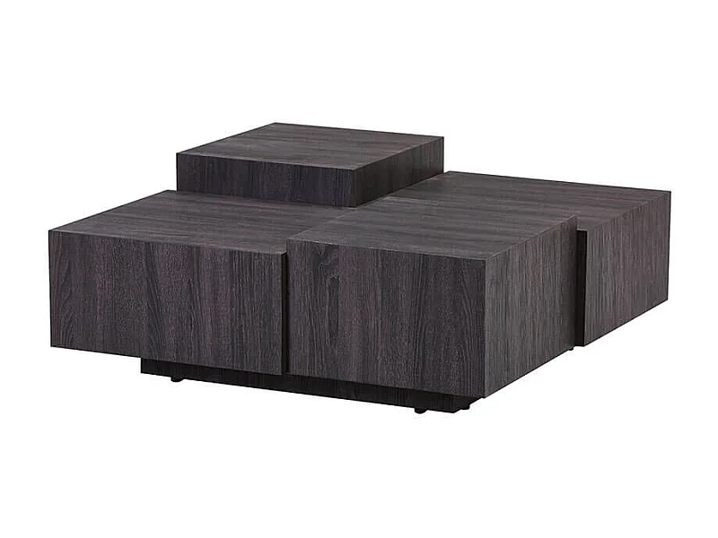 Home Deluxe Table basse marron foncé
