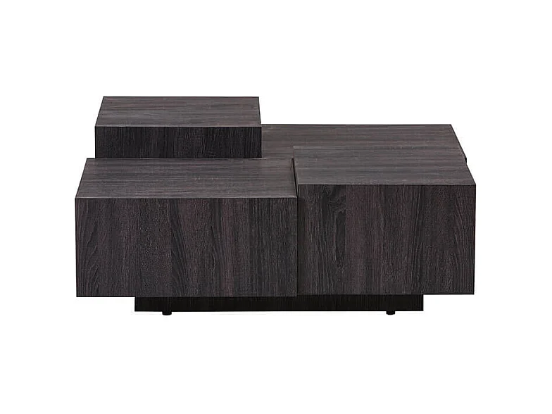 Home Deluxe Table basse marron foncé