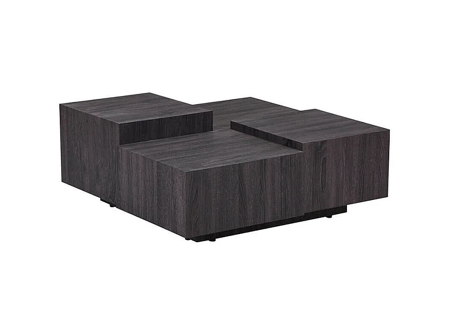 Home Deluxe Table basse marron foncé