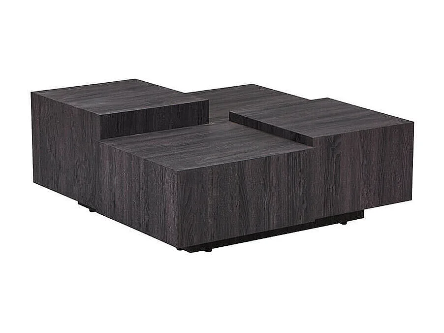 Home Deluxe Table basse marron foncé