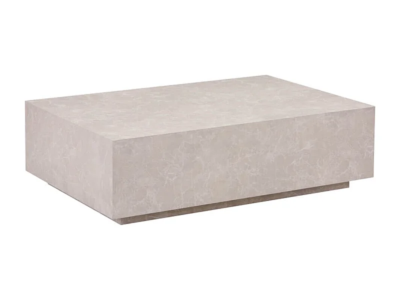 Home Deluxe - Table basse en marbre AMIRI XXL | Couleur : Beige, Dimension : 120 x 35 x 80 cm