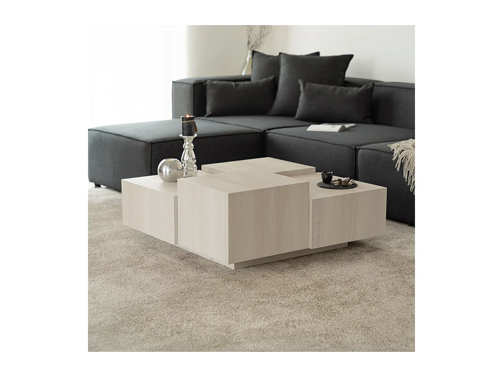 Home Deluxe Table basse Beige