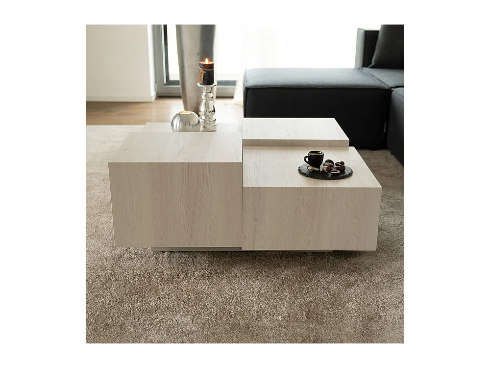 Home Deluxe Table basse Beige