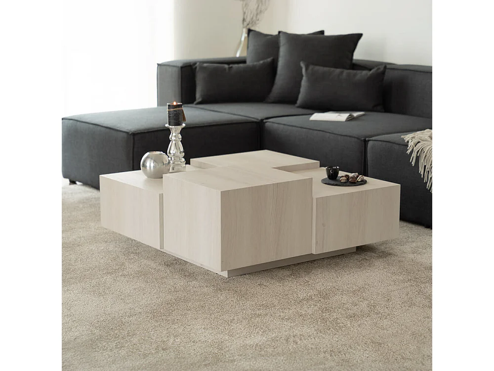 Home Deluxe Table basse Beige