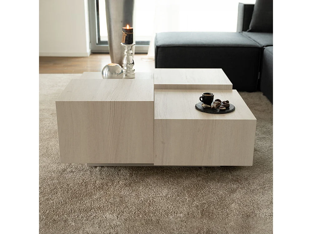 Home Deluxe Table basse Beige
