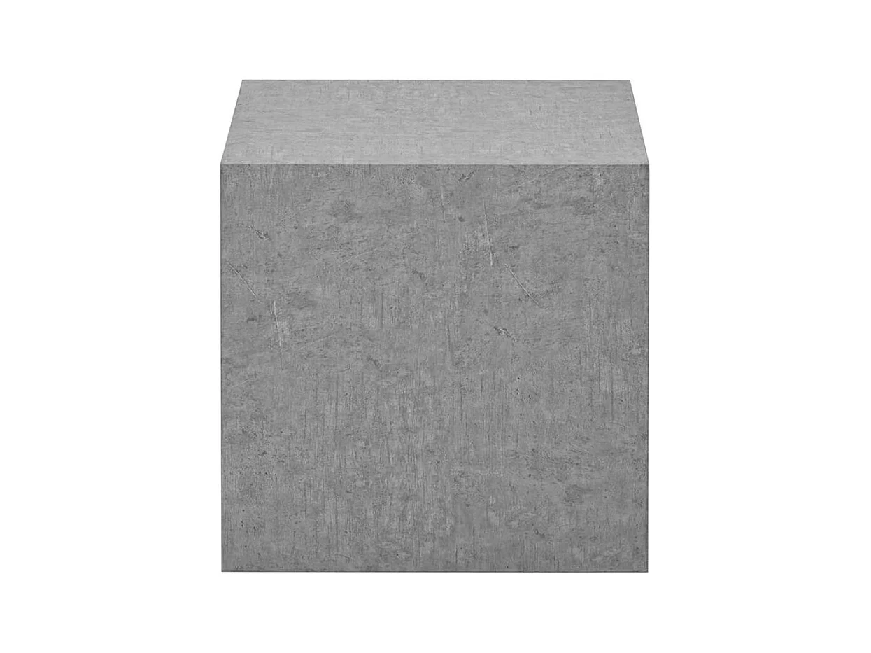 Home Deluxe - Table basse en marbre AMIRI M | Couleur : Gris, Dimension : 50 x 50 x 50 cm