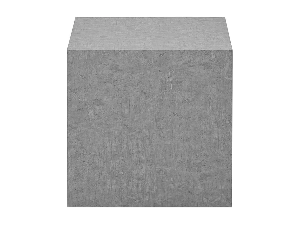 Home Deluxe - Table basse en marbre AMIRI M | Couleur : Gris, Dimension : 50 x 50 x 50 cm