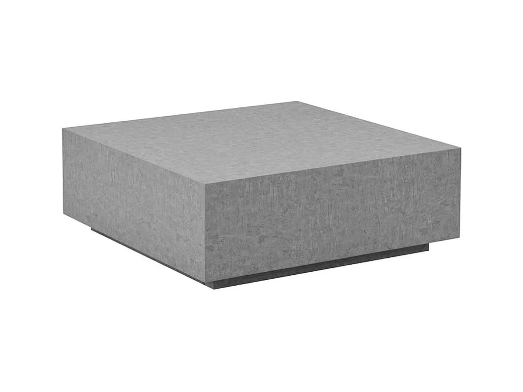 Home Deluxe - Table basse en marbre AMIRI XL | Couleur : gris, Dimension : 95 x 35 x 95 cm