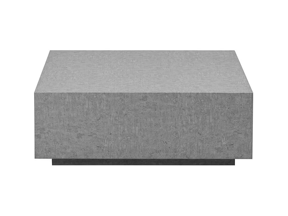 Home Deluxe - Table basse en marbre AMIRI XL | Couleur : gris, Dimension : 95 x 35 x 95 cm