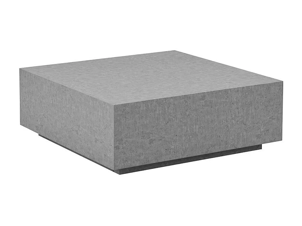 Home Deluxe - Table basse en marbre AMIRI XL | Couleur : gris, Dimension : 95 x 35 x 95 cm