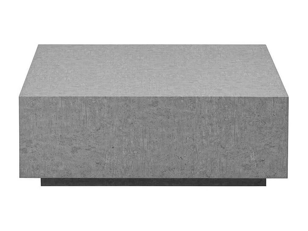 Home Deluxe - Table basse en marbre AMIRI XL | Couleur : gris, Dimension : 95 x 35 x 95 cm