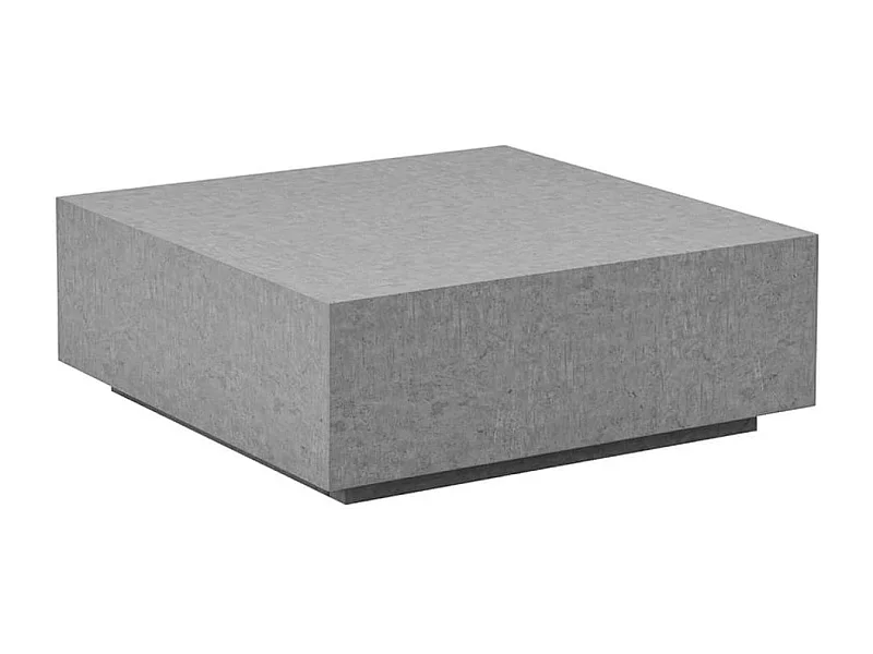 Home Deluxe - Table basse en marbre AMIRI XL | Couleur : gris, Dimension : 95 x 35 x 95 cm