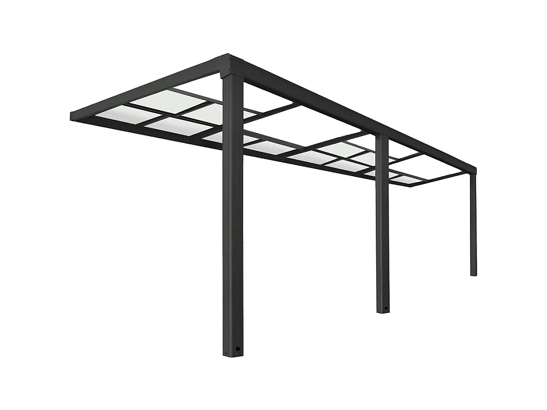 Home Deluxe Abri de terrasse SOLIS DELUXE Gris 579 x 295 x 233 / 272 cm