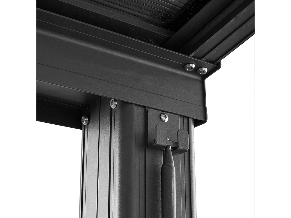 Home Deluxe Abri de terrasse SOLIS DELUXE Gris 579 x 295 x 233 / 272 cm