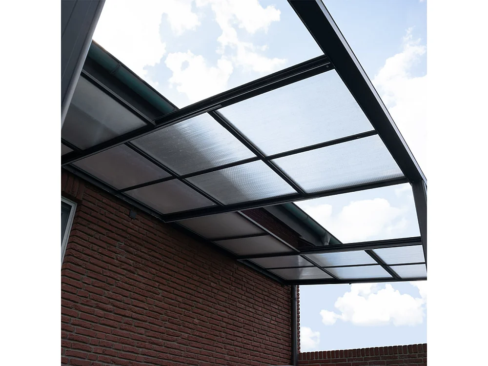 Home Deluxe Abri de terrasse SOLIS DELUXE Gris 579 x 295 x 233 / 272 cm