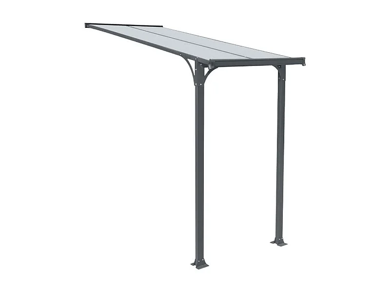 Home Deluxe Auvent CUBIS S - 150 x 150 x 238 / 258 cm