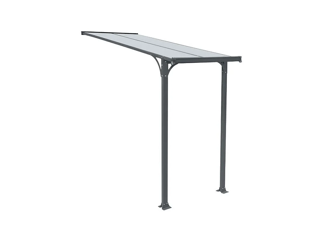 Home Deluxe Auvent CUBIS S - 150 x 150 x 238 / 258 cm