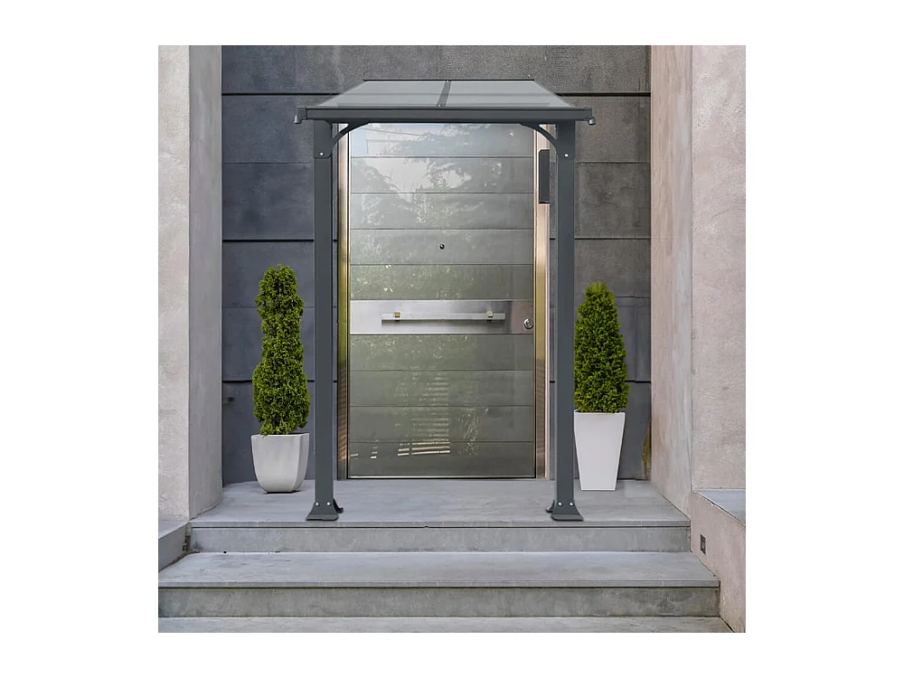 Home Deluxe Auvent CUBIS S - 150 x 150 x 238 / 258 cm