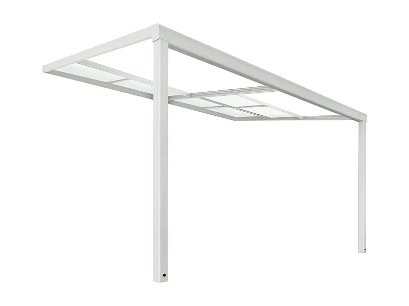 Home Deluxe Abri de terrasse SOLIS DELUXE blanc 390 x 295 x 233 / 272 cm