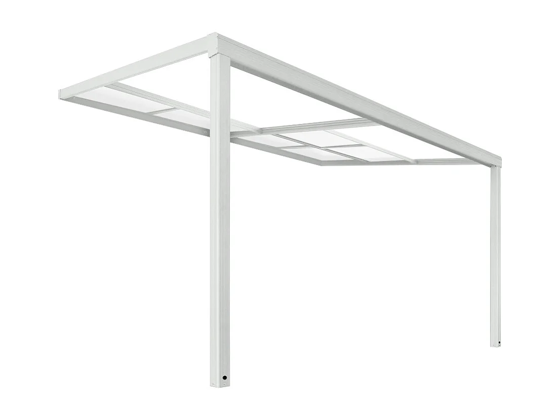 Home Deluxe Abri de terrasse SOLIS DELUXE blanc 390 x 295 x 233 / 272 cm