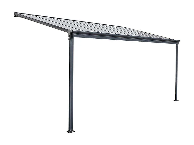 Home Deluxe Abri de terrasse SOLIS Gris 312 x 303 x 226 / 278 cm