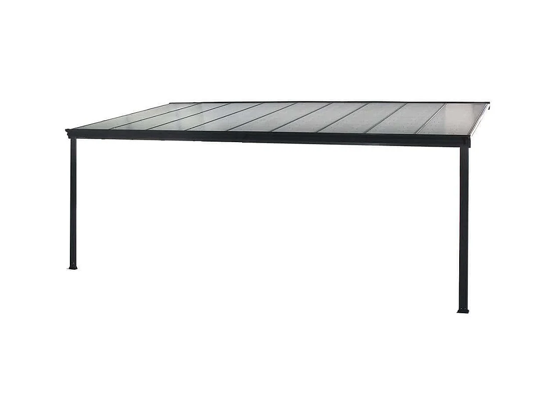 Home Deluxe Abri de terrasse SOLIS Gris 312 x 303 x 226 / 278 cm