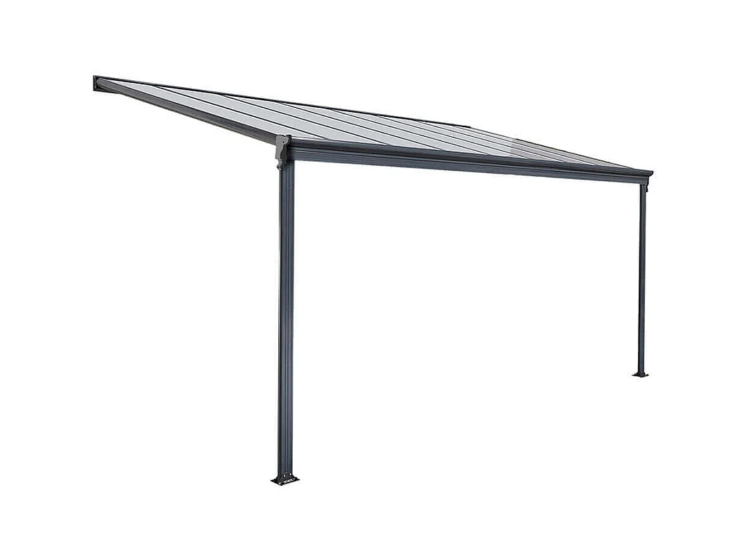 Home Deluxe Abri de terrasse SOLIS Gris 312 x 303 x 226 / 278 cm
