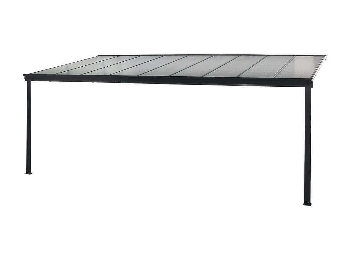 Home Deluxe Abri de terrasse SOLIS Gris 312 x 303 x 226 / 278 cm