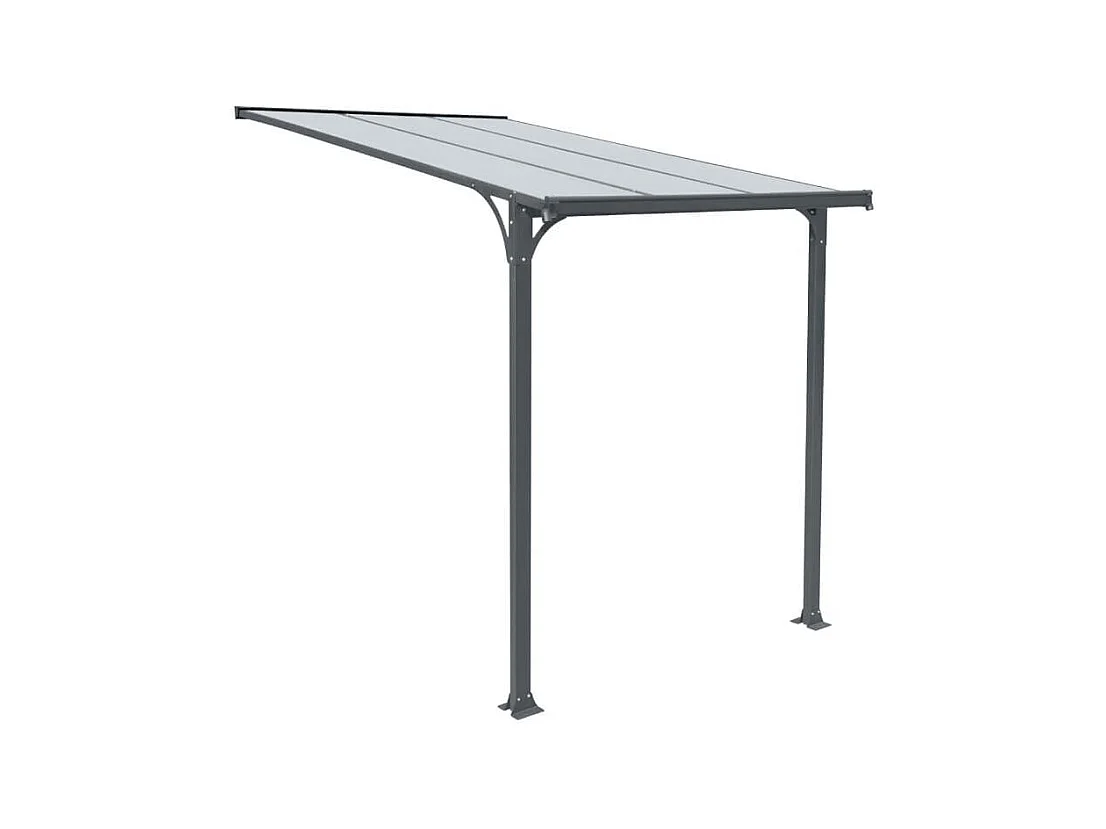 Home Deluxe Auvent CUBIS M - 222 x 150 x 238 / 258 cm