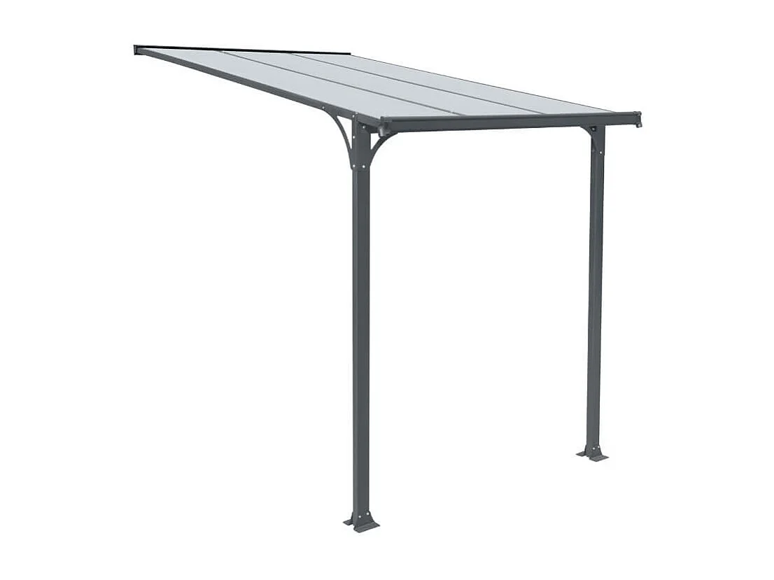 Home Deluxe Auvent CUBIS M - 222 x 150 x 238 / 258 cm