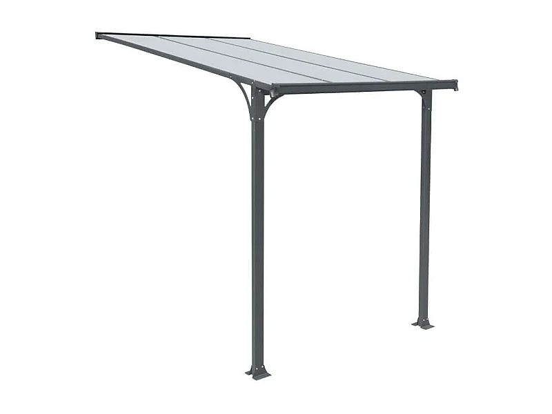 Home Deluxe Auvent CUBIS M - 222 x 150 x 238 / 258 cm