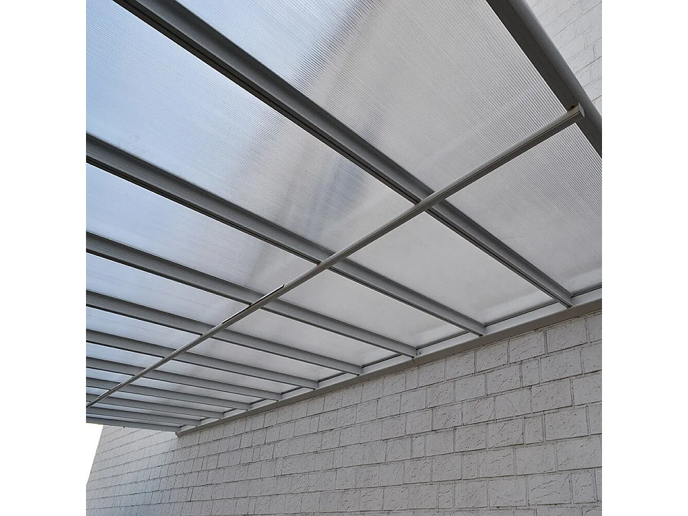 Home Deluxe Abri de terrasse SOLIS blanc 312 x 303 x 226 / 278 cm