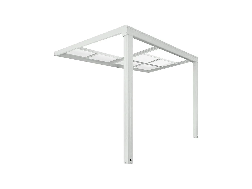 Home Deluxe Abri de terrasse SOLIS DELUXE blanc 290 x 295 x 233 / 272 cm
