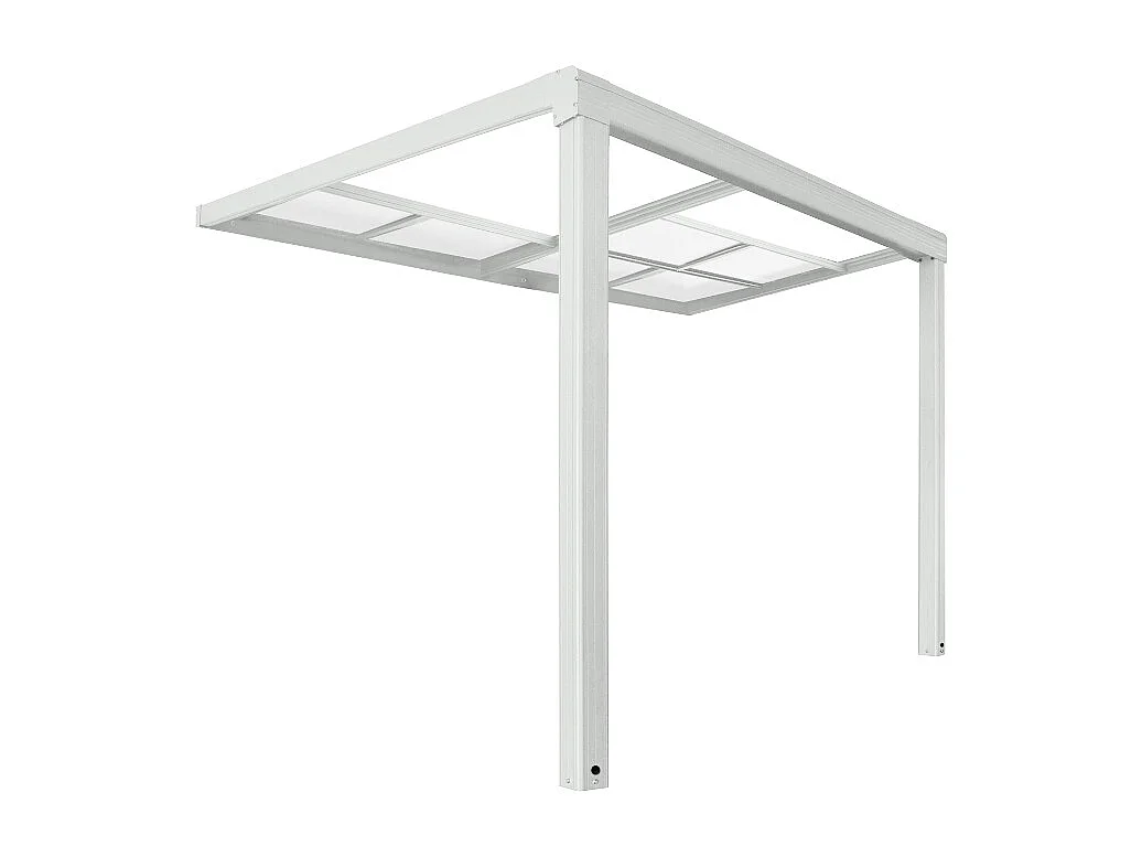 Home Deluxe Abri de terrasse SOLIS DELUXE blanc 290 x 295 x 233 / 272 cm