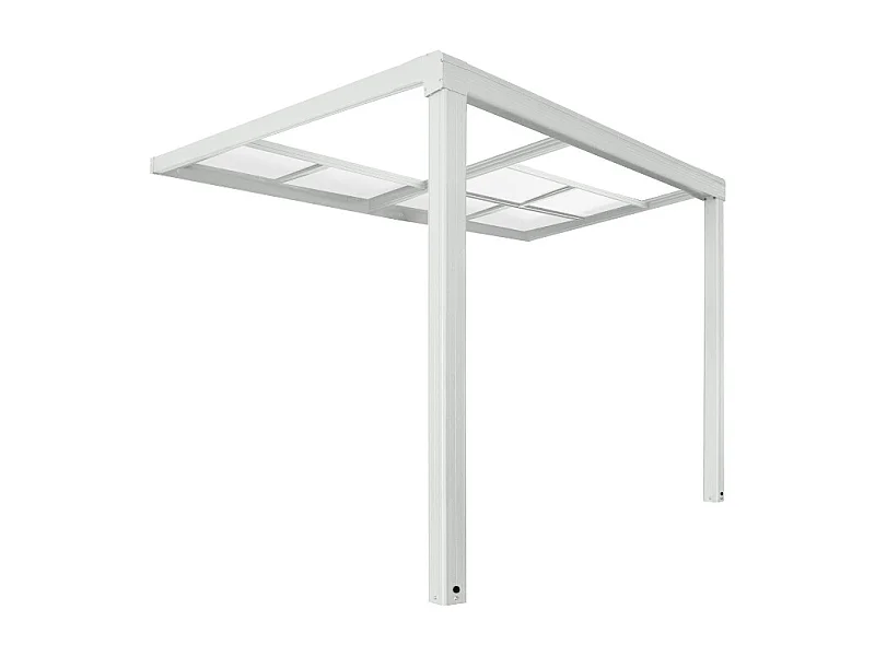 Home Deluxe Abri de terrasse SOLIS DELUXE blanc 290 x 295 x 233 / 272 cm